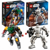 LEGO Star Wars 75370 Stormtrooper Mech + LEGO Star Wars 75369 Boba Fett's Mech (LEGO Star Wars BLOCKS FOR CHLAPECKOV 75370 Stormtrooper + 75369 Boba Fett 2x Mech)