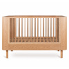 QUAX prestaviteľná postieľka Yume Natural Ash 140 x 70 cm (3v1)