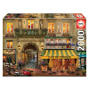 Puzzle Steam Train Educa 2000 dielov + Fix puzzle lepidlo EDU18506