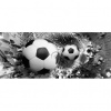 Panoramatická fototapeta - PA4295 - 3D futbalová lopta 250cm x 104cm - Vliesová fototapeta