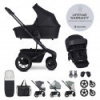 EASYWALKER Set XXL kočík kombinovaný Harvey5 Air Midnight Black s príslušenstvom