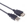 PremiumCord kupaa5bk USB 2.0, prodlužovací, A-A, 5m, černý