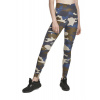 Urban Classics Camo Tech dámske legíny, olive camo - M
