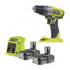 Ryobi R18PD2-215G 18V príklepová aku vŕtačka (2x1.5Ah)