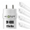 4x LED žiarivka t8 9W 1215lm 60cm 4000k neutrálna biela