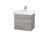Dreja Umývadlová skrinka SOLO SZZ 50 - D01 Betón / Úchytka T02 / D01 Betón