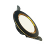 NEDES LDL321BG Zapustené podhľadové LED svietidlo 7,5W, 4000K, 490lm, IP20, čierna/zlatá