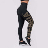 NEBBIA Dámske legíny Intense Gold Print Black L
