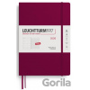 Weekly Planner & Notebook 2026 Composition (B5) Port Red - Leuchtturm1917