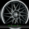 DOTZ TANAKA 9,5x19 5x112 ET25.00 dark - gunmetal matt polished lip