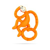MATCHSTICK MONKEY Mini Hryzátko s antimikrobiálnym povrchom Biocote, oranžová