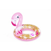 BESTWAY 36306 Trblietavý plavecký kruh Flamingo 61x61