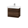 Dreja Umývadlová skrinka SOLO SZZ 55 - D06 Orech / Úchytka T07 / D06 Orech