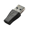 PremiumCord USB redukce USB 3.0 A - USB-C (M/F), černá kur31-21