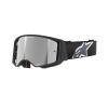 ALPINESTARS okuliare SUPERTECH CORP, ALPINESTARS (černá/šedá, zrkadlové strieborné plexi) 2025