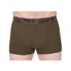 FOX - Boxerky Boxer Shorts Kaki/Black veľ. XL 2 ks