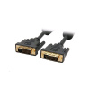 C-TECH Kabel DVI-DVI, M/M, 1,8m DVI-D, dual link, stíněný CB-DVI-18-B
