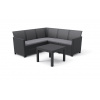 KETER Záhradný set rohový CLAIRE 5 so stolom ORLANDO grafit 252711