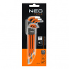 Šesťhranné kľuce 09-517, 1,5-6 mm, sada 7 ks, NEO TOOLS