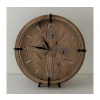 | Li-Go 23682/DUB5 - Nástenné hodiny 1xAA priemer 32 cm dub/Púpava | 23682/DUB5