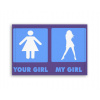 Fotoobraz 90x60 cm stredný Your girl