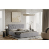 Posteľ LATINA 120x200 svetlosivá s úložným priestorom