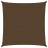 Slnečná plachta, 160 g/m², hnedá, 6x