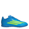 adidas F50 Club Juniors Astro Turf Football Boots Blue/Yellow 4 (36.5)