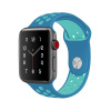 AppleMix Remienok pre Apple Watch 45 mm / 44 mm / 42 mm - silikónový - modrý - (M/L)