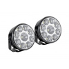 Svetlá na denné svietenie do auta 12V / 9W, 6500 K, 740 lumen, okrúhle