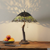 Clayre&Eef Stolná lampa Jamaica, štýl Tiffany - 5LL-5386