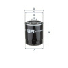 Olejový filter UFI 23.739.00