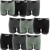Pánske boxerky Puma 9-Pack Black Grey Khaki Comfortable Cotton L