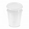 Wimex Miska PP okrúhla priehľadná 500ml + viečko 250 sád