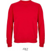 SOL'S | Columbia, Unisex mikina, červená bright, 3XL
