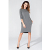 Dámske šaty T105 / 4 - Tessita 42/XL tmavě šedá
