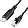 LogiLink USB 3.0 káblový adaptér [1x USB-C® USB 3.2 (Gen 1) - 1x RJ45 zástrčka 8p8c] CU0413; CU0413
