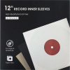 Muziker Paper 12'' Record Inner Sleeves with plastic insert Pack