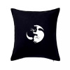 Mačka - Jin jang - Vankúš 50x50 - 50x50 - Iba poťah ( Čierna )