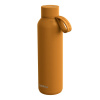 Quokka Solid, Nerezová fľaša / termoska s pútkom Mustard, 630ml, 40173