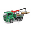 BRUDER 2769 Zelené AUTO MAN TGA preprava dreva