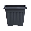 kvetináč 30x30cm TERRA DKWT30-S433 antracit plastový PROSPERPLAST