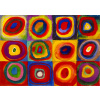 Enjoy Kandinsky: Color Study Squares with Concentric Circles 1000 dielov