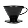 Keramický dripper HARIO V60-02 čierny mat + filtre