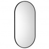 Sapho Arowana Zrkadlo v ráme 45x90 cm, čierne matné AWB4590