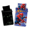 JERRY FABRICS Obliečky Spiderman svietiace v tme Bavlna, 140/200, 70/90 cm