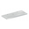 Geberit iCon - Dvojumývadlo, 120x48x16 cm, s prepadom, 2 otvory na batérie, KeraTect, biela 501.837.00.2