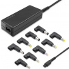 Qoltec Univerzálny zdroj notebooku 65W | Automatické | MultiPlug | 9 pluginov | + napájací kábel
