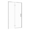 Cersanit LARGA SPRCHOVÉ DVERE 120x195 ĽAVÉ, chróm, sklo číre S932-122