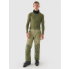 4F Pánske lyžiarske nohavice Olivová / Khaki 3XL